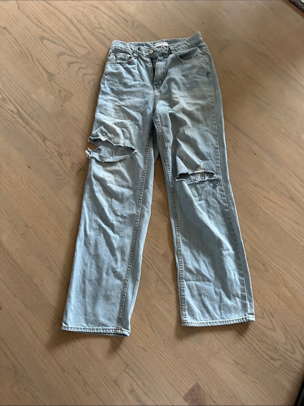 OAK + FORT Light Blue Denim Jeans